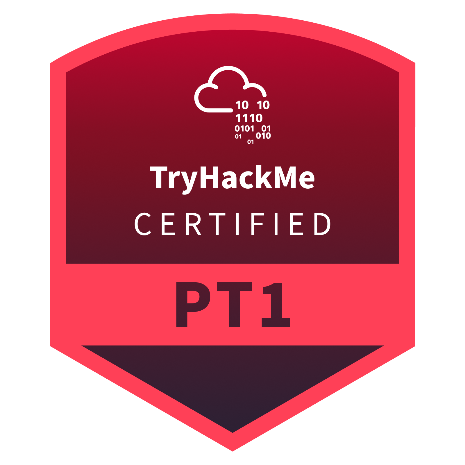PT1 certification badge